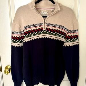 Weatherproof Vintage Holiday Sweater Fair Isle